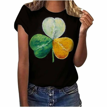 

Women s Casual Shirts Summer 2023 Loose Fit Tunic Tops Dressy Short Sleeve Blouses Ladies Trendy Pullover Tshirts