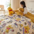 thumbnail image 1 of Edredón de peluche Stitch, lindo edredón de invierno grueso y cálido para niños de Mickey Donald Pooh, edredón de regalo para niños individuales, ropa de cama, 1 of 3