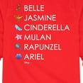thumbnail image 3 of Disney Emoji - Princess List Icons - Toddler And Youth Long Sleeve Graphic T-Shirt, 3 of 5