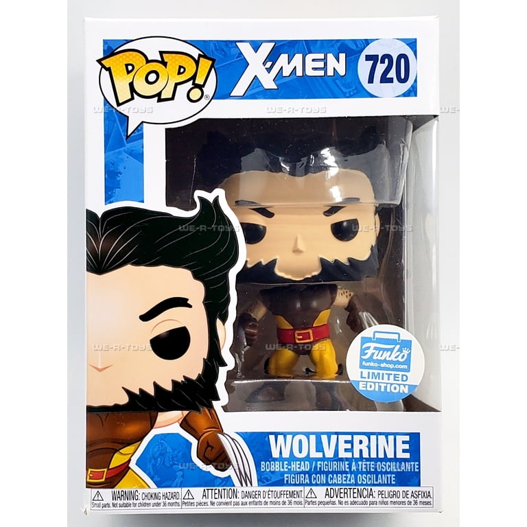 Funko POP Marvel X-Men Wolverine Brown Suit 720 Vinyl Bobble Head
