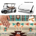 thumbnail image 6 of Uourmeti Geometric Southwest Golf Cart Seat Cover Breathable, Non-slip Golf Cart Seat Covers Fit for Club Cars, 6 of 8