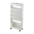 thumbnail image 1 of HLONK Movable Classroom Desk Book Storage Rack - Multi-layer Trolley for Stationery and Books Organization, 1 of 8
