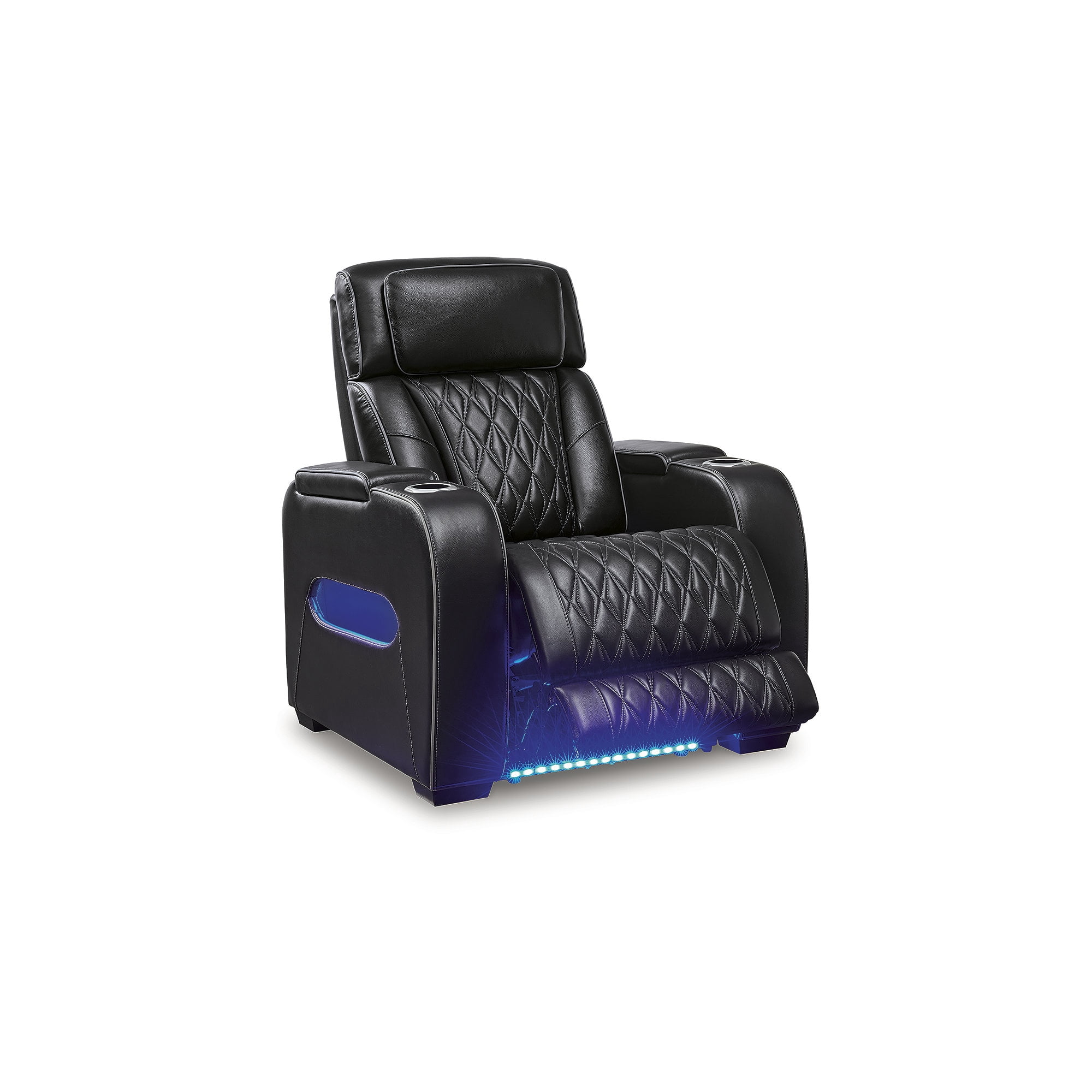 Signature Design by Ashley Boyington Black Power Recliner