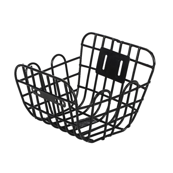 Kuntesetty Front Kids Bike Basket Accessory Sturdy for Kids Tricycles Metal Repair Part S Lamp Fork Mount