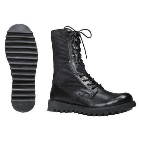 

Rothco 5050 Black Jungle Boot with Wave or Ripple Sole for Comfort