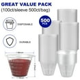 thumbnail image 4 of ReliMedPro Disposable Medicine Dosing Cups Graduated, pack of 500, 1 oz Small Plastic Measuring Cup for Liquid Medication, Paint, Epoxy, Pill and Resin., 4 of 8
