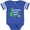 Football Blue and White, variant on Inktastic My Grandpa Loves Me Dinosaur Boys Baby Bodysuit