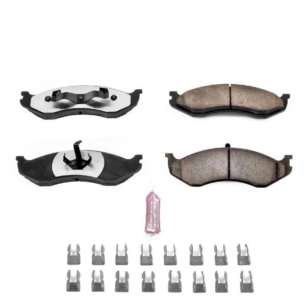 GO-PARTS Replacement for 1990-2006 Jeep Wrangler Front Disc Brake Pad and  Hardware Kit (60 Aniversario / 65th Anniversary Edition / Base / Islander /  Laredo / Renegade) 