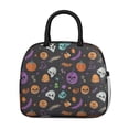 thumbnail image 2 of Womens Halloween Skull Pumpkin Pattern Lunch Box for Work,Insulated Lunch Bag for Women,Loncheras Para Mujer,Leakproof Adult Lunch Bag for Work,Beach,Travel,Picnic,Camping, 2 of 7
