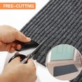 thumbnail image 3 of Alfombra exterior Nuanchu, tamaño grande, impermeable, color gris, 3 of 7