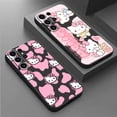 thumbnail image 4 of H-hello k-kitty funda de teléfono para Samsung Galaxy S20 S24 Ultra S23 Ultra S21 FE S22 Plus S21 5G S22 Ultra Back Black Soft Cover, 4 of 5
