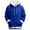 Blue, variant on KKBOTIVE Christmas Hoodie Men Women Xmas Solid Fuzzy Trim Sweatshirts Unisex Long Sleeve Pullover Tops Warm Outerwear 2025 Pink Size: XXL