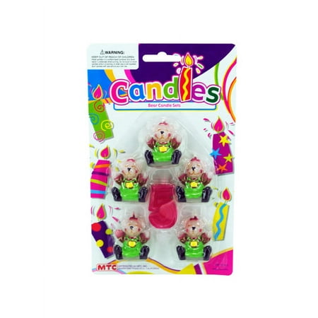 Bear/#4 Candle Set, 24 Count