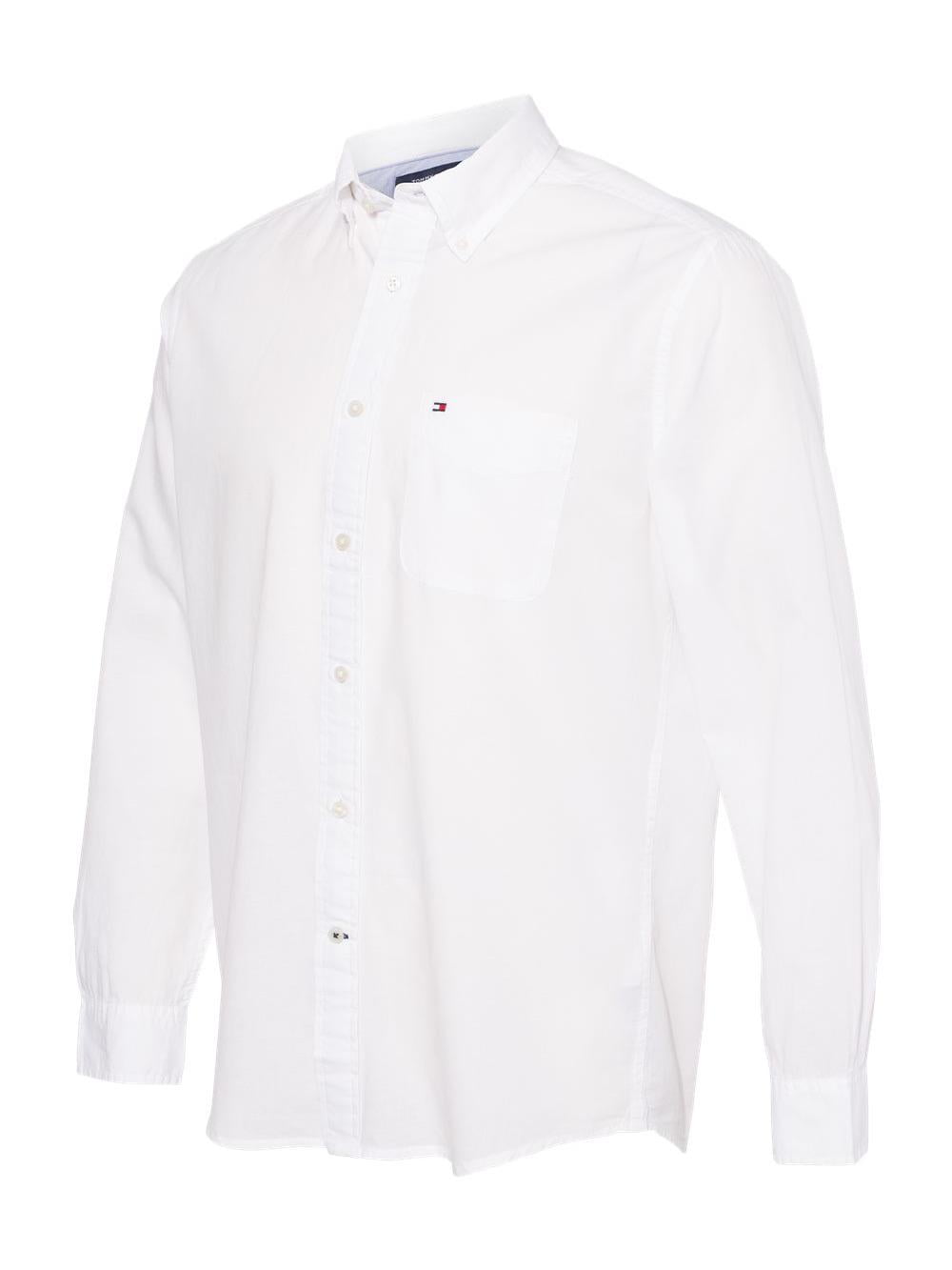 tommy hilfiger linen shirt