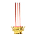 thumbnail image 2 of Lámpara de vela LED Muebles decorativos Adornos de horno Incensario Avalokitesvara Craft Candelabro eléctrico portátil para Party Gardens Desktop , 30 centimetros, 2 of 7