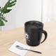 thumbnail image 4 of Taza de café con cuchara y tapa, taza de café con aislamiento de acero inoxidable, taza de agua, diseño fácil de usar, 4 of 8