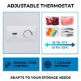 thumbnail image 2 of Kenmore 8.7 Cu. Ft Chest Freezer, 246L, Manual Defrost, Balanced Hinge Lid, Garage-Ready, White, Small Freezer, 2 of 9
