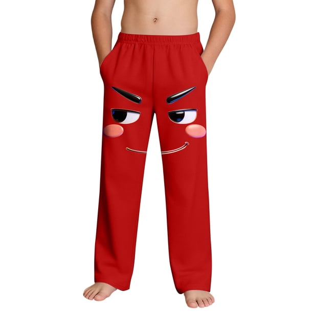 Niños Pantalones Niñas Imprimida Playa Casual con Bolsillos para Vacaciones Deportes Al Aire Libre Niñas Pantalones