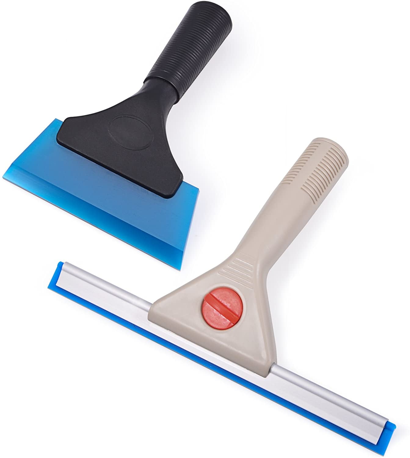 Window Squeegee Kit with 5 inch & 10 inch Small Squeegee for Bathroom Shower Mirror Door, Window