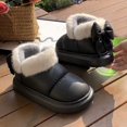 thumbnail image 2 of Bnwani Boots for Women,Winter Boots,Non-slip,Slip-on,Warm,Round Toe,Black,40(US:7.5-7.5), 2 of 7