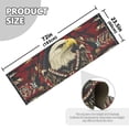 thumbnail image 5 of Yayeee Runner Rug for Bedroom 2'x6' Machine Washable Hallway Non Slip Mat, Red Abstract Eagle, 5 of 8