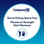 Compound W Maximum Strength One Step Wart Remover Pads, Salicylic Acid, 14 Count