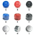 thumbnail image 6 of BrowQuartz Car Start-stop Buttons High Fit Ignition Switch Small Replacing Switches Button Cover Stickers Fittings Repairing Shop Silver Fwithout startstop, 6 of 6