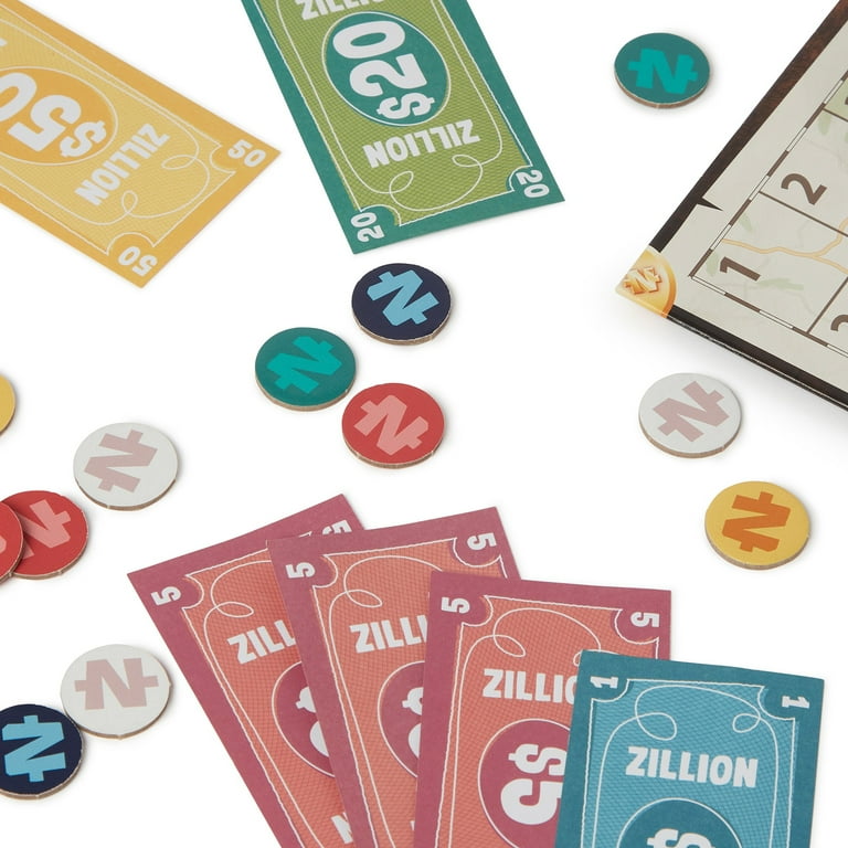 Big Potato Games: Zillionaires Road Trip USA - Board Game of Bidding & Buying Roadside Attraction Real Estate, Family Game Night, Ages 8+, 2-5 Players Big Potato Games: Zillionaires Road Trip USA - Board Game of Bidding & Buying Roadside Attraction Real Estate, Family Game Night, Ages 8+, 2-5 Players