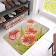 thumbnail image 3 of MKHERT Vintage Red Tulips Floral Oil Painting Doormat Rug Home Decor Floor Mat Bath Mat 30x18 inch, 3 of 3