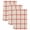 Red, variant on Beige Plaid Kitchen Towels Set of 2, Vintage Grid Stripe Minimalist Art Linen Absorbent Dish Towels for Kitchen, Microfiber Hand Towel, Quick Drying Tea Towel for Cleaning Decorative Dishcloths
