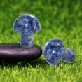 thumbnail image 2 of Tyeign Crystal Mushroom Aquarium Stone - Polished Red Jasper Decoration, Healing Crystal Gift, Fish Tank Accessory, 2 of 9