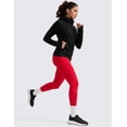 thumbnail image 4 of CRZ YOGA Water-Resistant Fleece Athletic Leggings Pockets 28" Thermal Hiking Casual Workout Womens Pants, 4 of 6