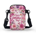 thumbnail image 2 of HELLHERO Crossbody Sling Bags Butterfly and Floral Pattern Lightweight Shoulder Bags for Adults, 2 of 7