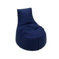 thumbnail image 4 of Factory Direct Partners Kids Trendy Bean Bag Chair, Navy, 4 of 5