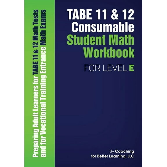 TABE 11 and 12 Consumable Student Math Workbook for Level E, (Paperback)