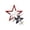 Red#218, variant on 4 Pcs Wooden Star Decorations for Home, Patriotic Red White Blue Rustic Wood Stars for 4th of July Independence Day Mantel Shelf Table Centerpiece Farmhouse Holiday Party Decor