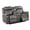 Gray, variant on Fabric Manual Loveseat with 2 Cupholders and Console, Gray