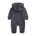 thumbnail image 4 of Timegard Baby Winter Clothes Newborn Fleece Cute Footies Onesie Toddler Boys Girls Zip up Rompers Warm, 4 of 4
