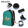 thumbnail image 5 of Perry The Platypus Backpack Fashion Casual Unisex Laptop Computer Daily Bookbag Cartoon School Hiking Work Business Travel Daypacks, 5 of 8