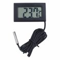 thumbnail image 2 of 1PCS Mini LCD Digital Thermometer Mini Thermometer Temperature Display Digital With Probe Indoor Outdoor 1m - 5m Black Cable, 2 of 10