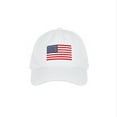 thumbnail image 4 of American Flag Sun Cap Patriotic Sports Baseball Tennis Golf Dad Hats for Men Women by Solaris, 4 of 6