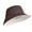 Brown - Beige, variant on Homirary XXL Oversize Bucket Hat Reversible, Fisherman Sun Cap with Chin Strap, Travel Beach Outdoor Hat for Men & Women, Black / Orange, 1 Pack