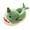 Full-wrapped Green, variant on Toddler Boys Girls Cute Shark Slippers Kids Non-Slip Fuzzy Bedroom House Shoes