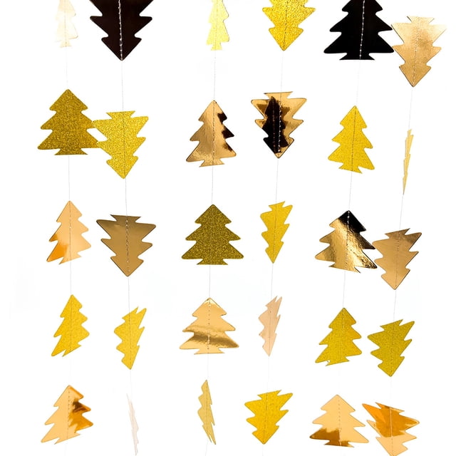 Adornos para fiestas navideñas, mini adornos de panal de abeja de papel con bordes brillantes, adornos colgantes verdes y rojos para la decoración del árbol de Navidad, fiesta de Año Nuevo, adornos