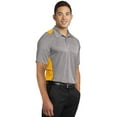 thumbnail image 4 of Sport-Tek Heather Colorblock Contender Polo-S (Vintage Heather/ Gold), 4 of 6