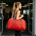 thumbnail image 6 of Large Foldable Travel Duffle Bag for Women Men, Waterproof Portable Weekender Gym Tote with Pocket for Sports Swimming Yoga, Carry On Overnight Storage Bag for Travel Packing, 6 of 7
