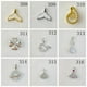 thumbnail image 5 of Colgante con microincrustaciones de cobre, accesorios de joyería para hacer uno mismo, borla, trébol de cuatro hojas, mariposa, collar de acero de titanio, lazo, chapado en oro real, 5 of 6