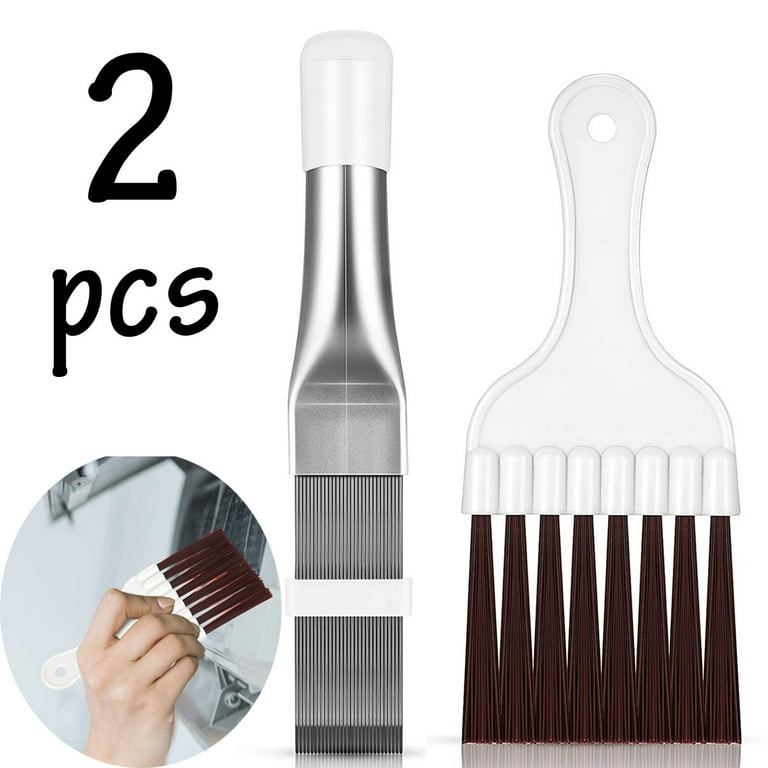 2 Pcs Air Conditioner Condenser Cleaning Brush AC Fin Cleaner