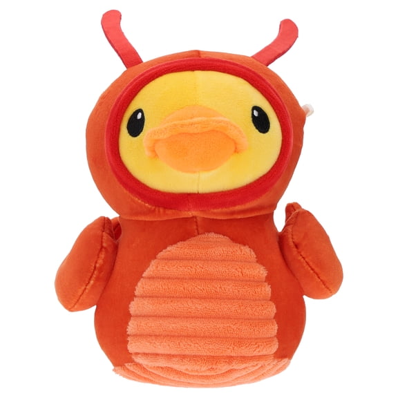 Small Lobster Duck Plush, Red and Yellow, Summer by Way To Celebrate