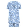thumbnail image 5 of ZhiZhuang Womens Pajama Set 2024,Women Plus Size Loungewear Sleepwear Set Casual Round Neck Short Sleeve Tops with Pants Two Piece Pajamas Suit, 5 of 5